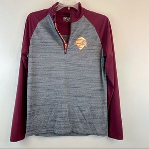 Cleveland Cavaliers Wine & Gold United Quarter Zip